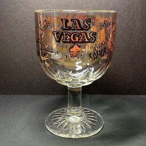 Vintage Las Vegas Goblet
